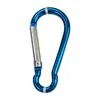 aluminum snap hook carabiner d-Ring key chain clip keychain hiking Tool for bags or bottle carabiner tool