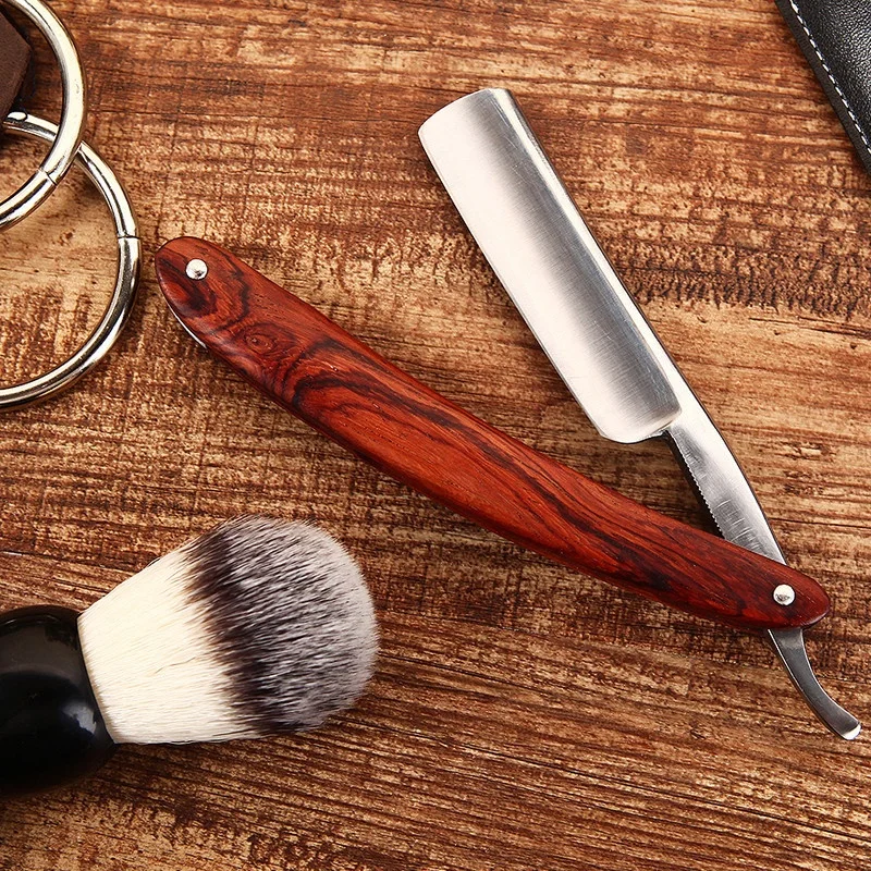 
Cut Throat Shaving Straight Razor Carbon Steel Barber Sharpen Straight Razor Shave German Safty Shaver Throat Razors 