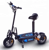 

1600W electric scooter with 48V brushless motor foldable 12'' off road tyres