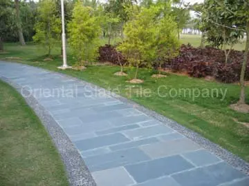 Black paving tile 
