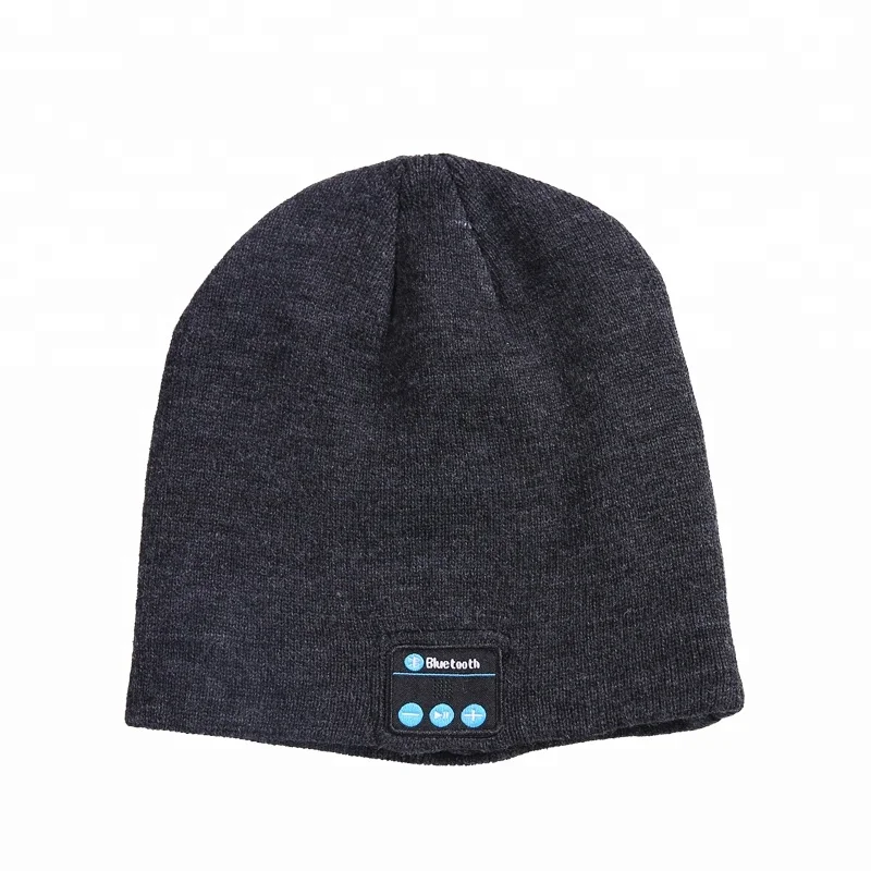 

Sample Free Shipping Washable Bluetooth Headphone Beanie Hat For Mobile Phone, N/a