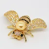 High Quality Special Elegant Cute Delicate Bee Brooch For Women Queen Jewelry With Pearl