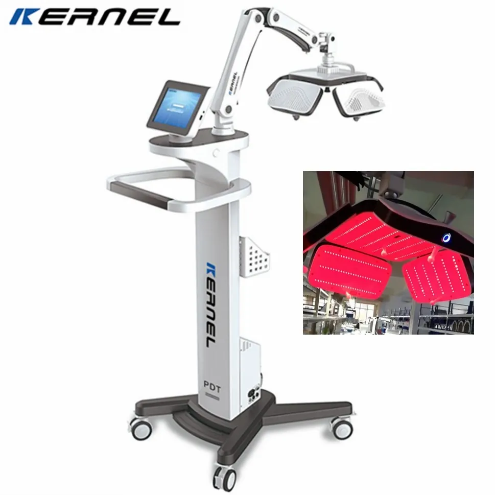 

Women men needed Laser Hair Loss seborrheic alopecia Device Kernel KN-8000A for Beauty Central and hairdresser, White