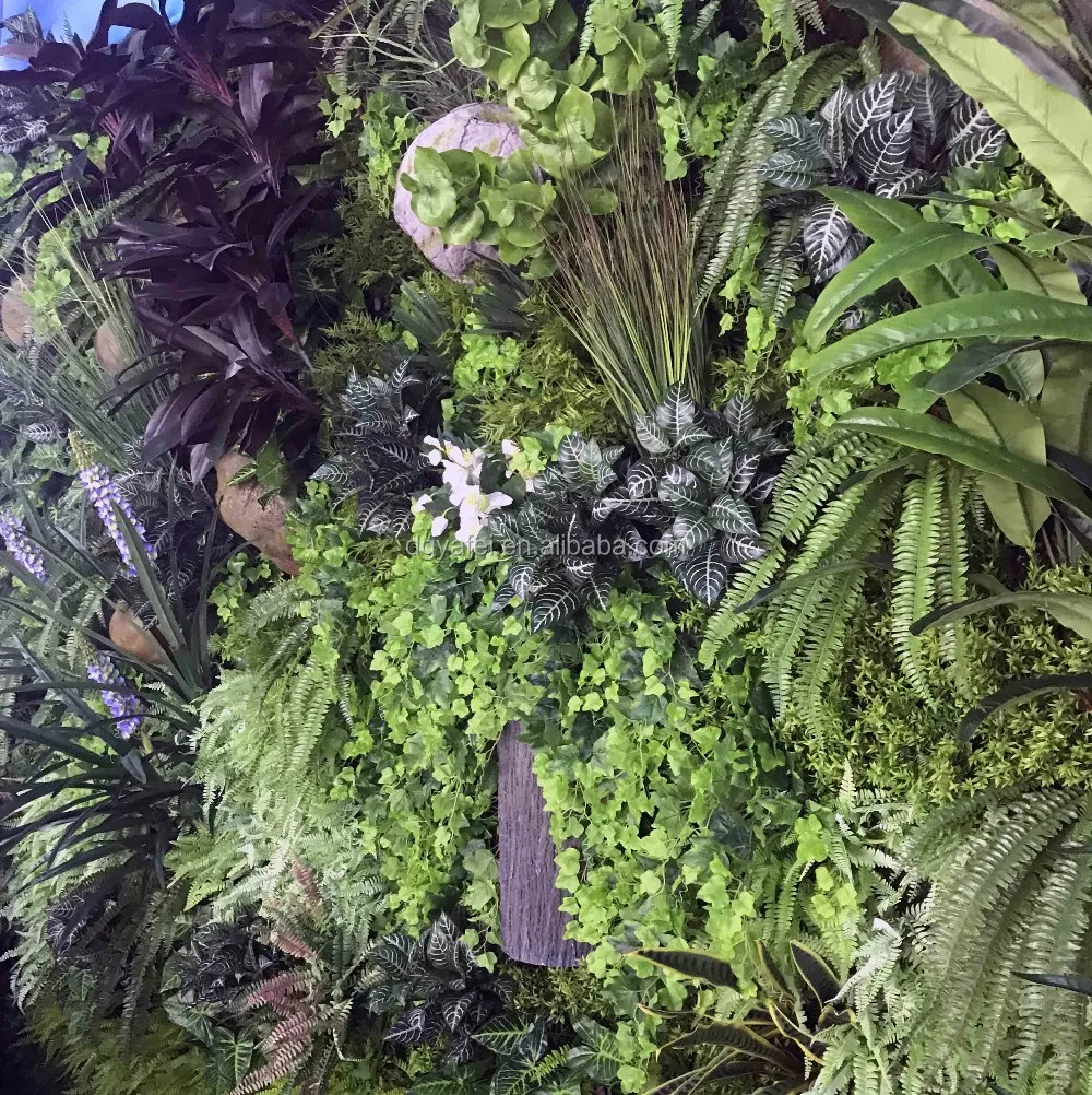 High End Hand Made Customized 3d Green Plant Wall For Interior Wall ...