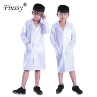 

Doctor Cosplay Costume for Boys Girls Long Sleeves Doctor Unisex HalloweenCostume for Kids Play Clothing Lab Coat