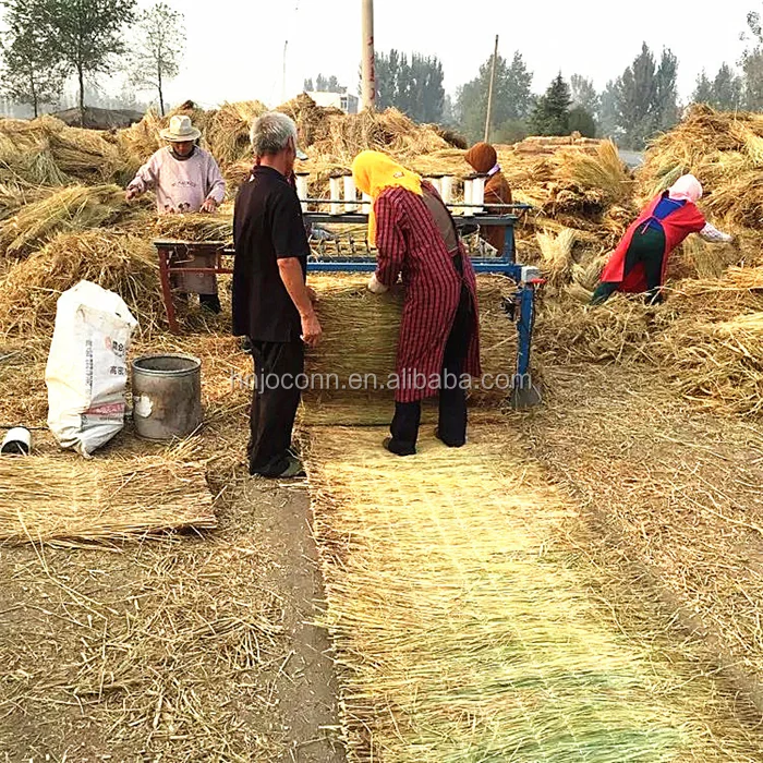 Wheat Rice Stalk Mat Plaiting Machine /hay Mat Plaitting Maker Weaving