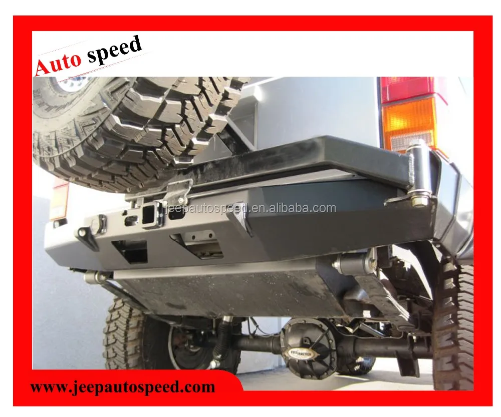 Rear Bumper For Jeep Cherokee Xj,Texture Black With Tire Carrier Buy