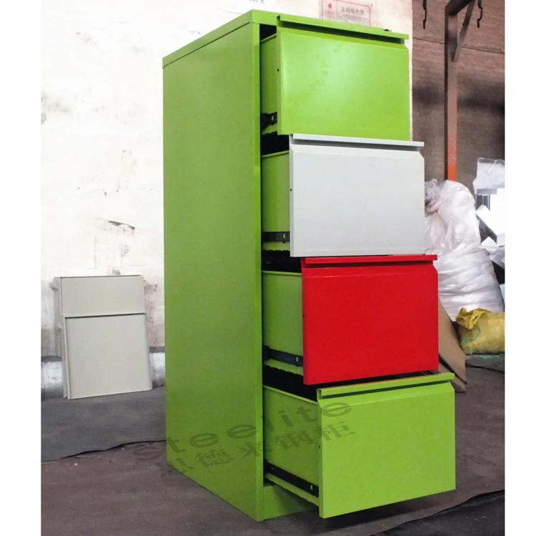 Steelite Decorative Cardboard Drawer Storage Box 4 Drawer File