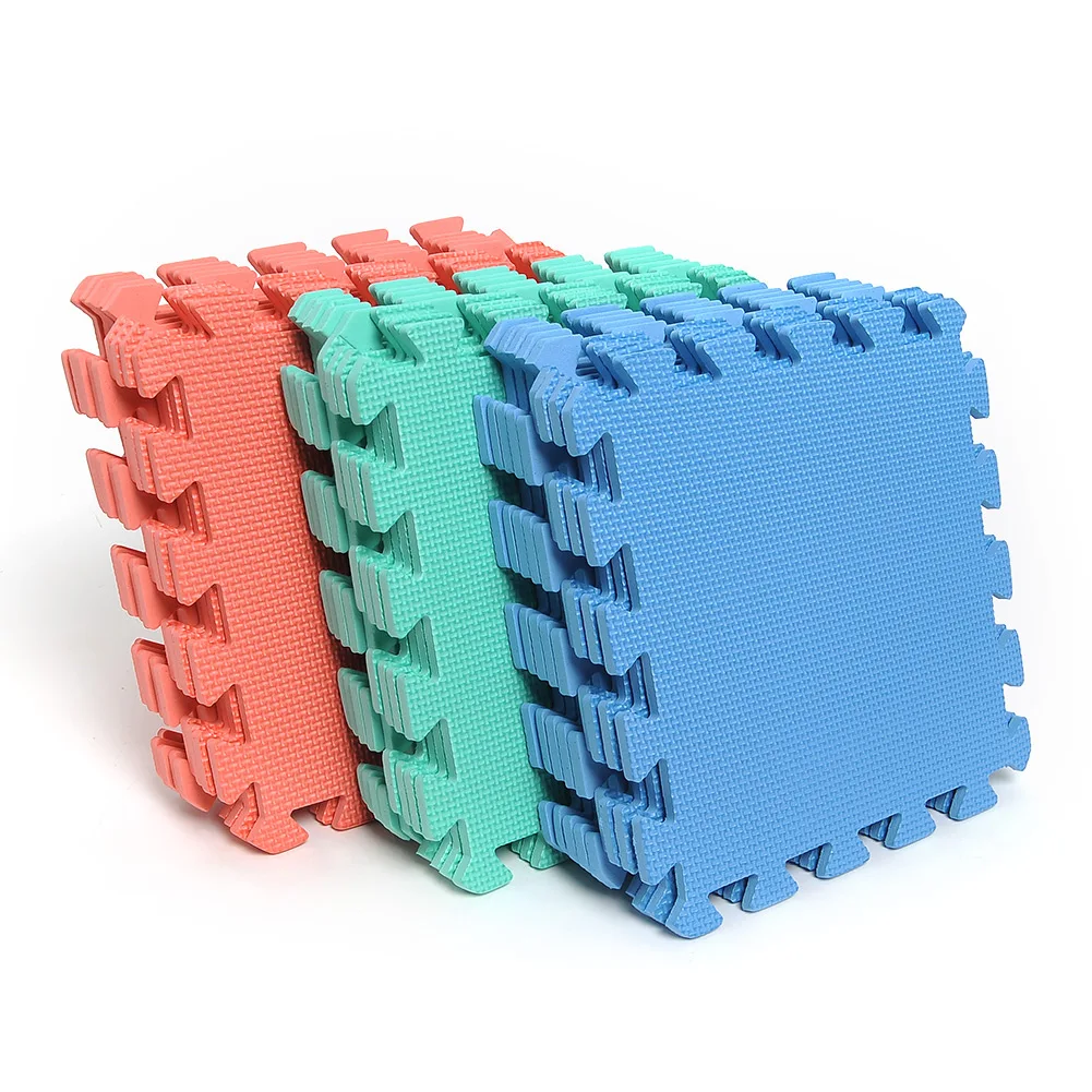 9 Pcs Eva Foam Portable Foldable Baby Climbing Pad Cartoon 9 Pcs Eva Foam Portable Foldable Baby