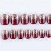 decorated full cover press on artificial nail tips