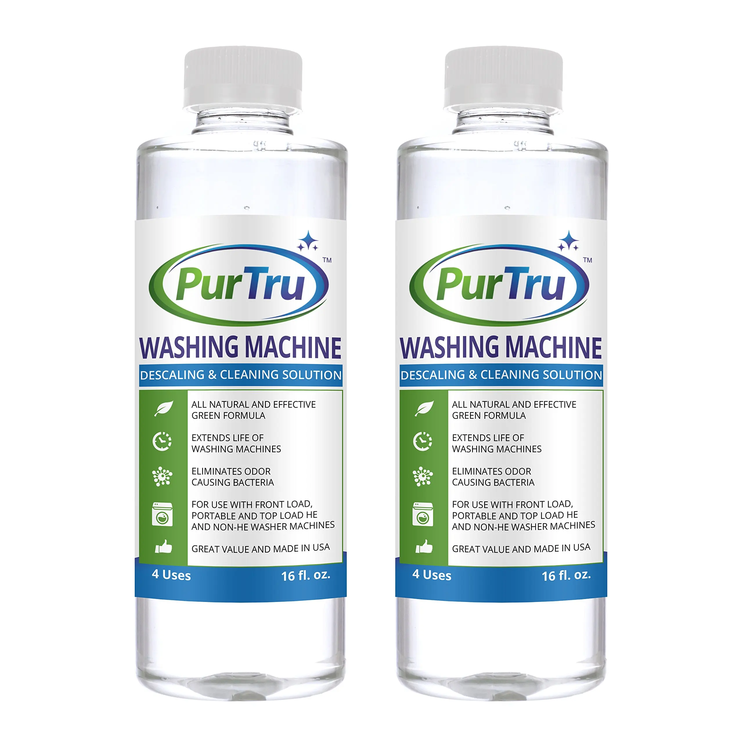 Buy Washing Machine Cleaner (2 Pack) All Natural and Safe Descaling