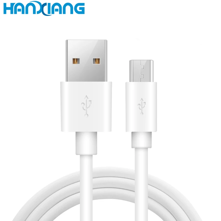 2020 Wholesale Super Flexible White 1m 2m 3m USB Charging Cable for Android Mobile Phones