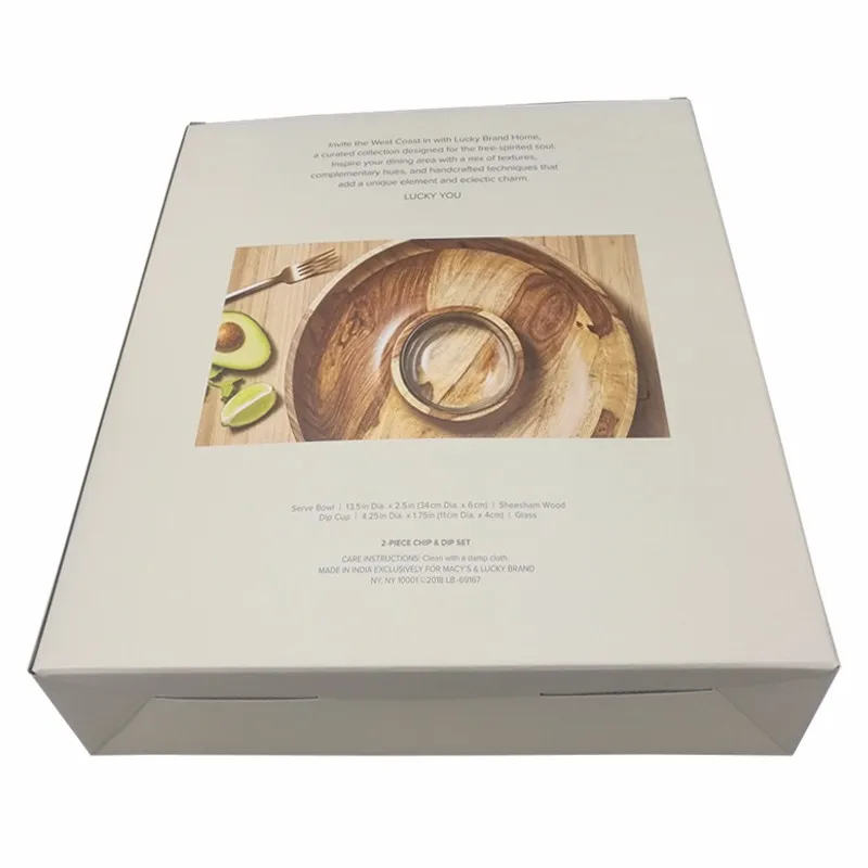 中国供应商纸箱包装盒的盘子和碗