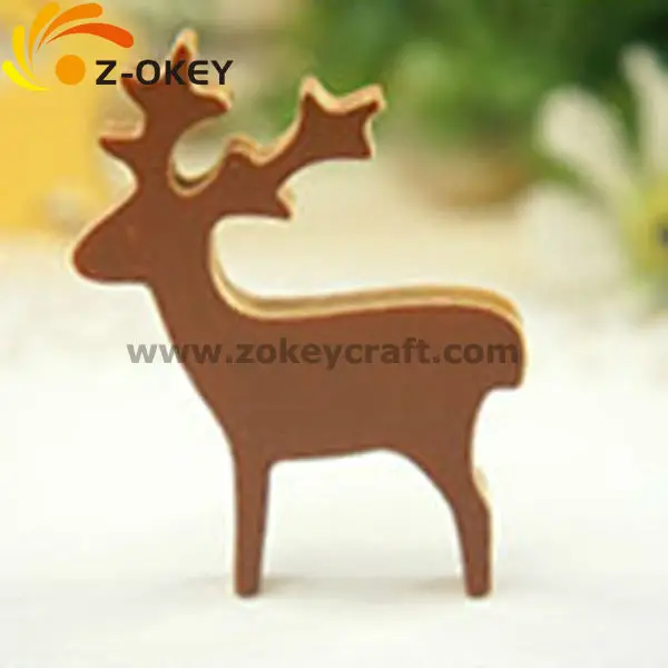 ZCO1588 Promotional goods wood fridge magnet deer