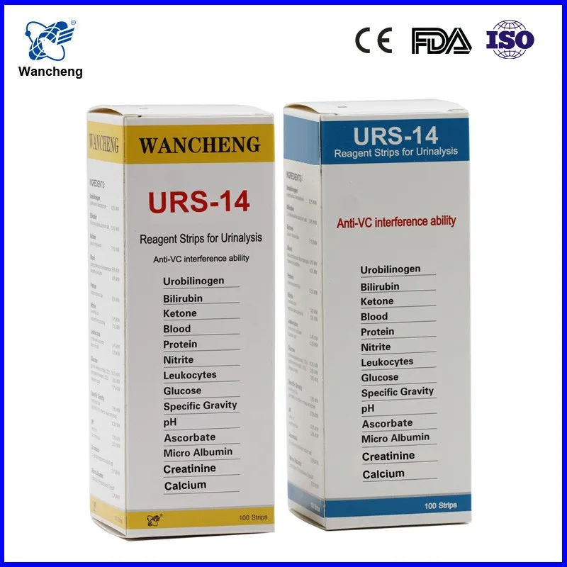 Multi Urinalysis Test Urine Strips 14 Parameters Urs-14 - Buy ...