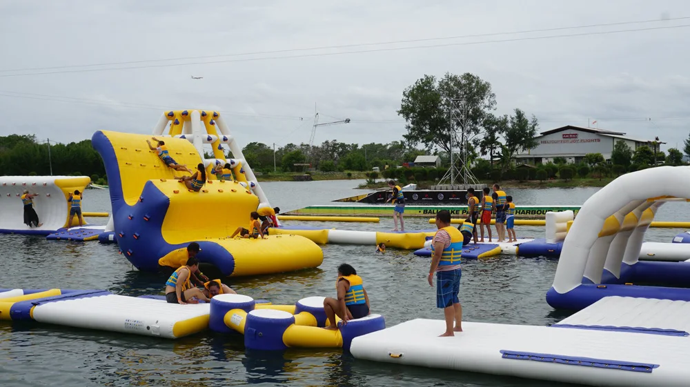 BALI Inflatable Commercial Floating Water Parks Manufacturer / Bouncia Water Park Inflatables