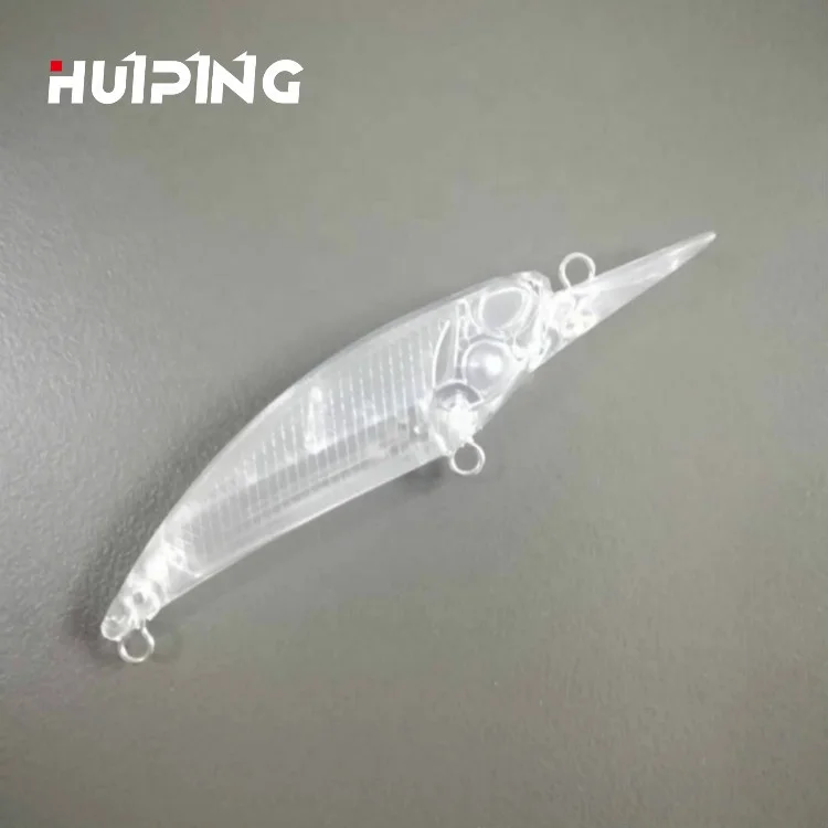 

Fishing Lures Wholesale 60mm 6g Unpainted Crankbaits Blank Hard Lures isca artificial para pesca M006, Transparent