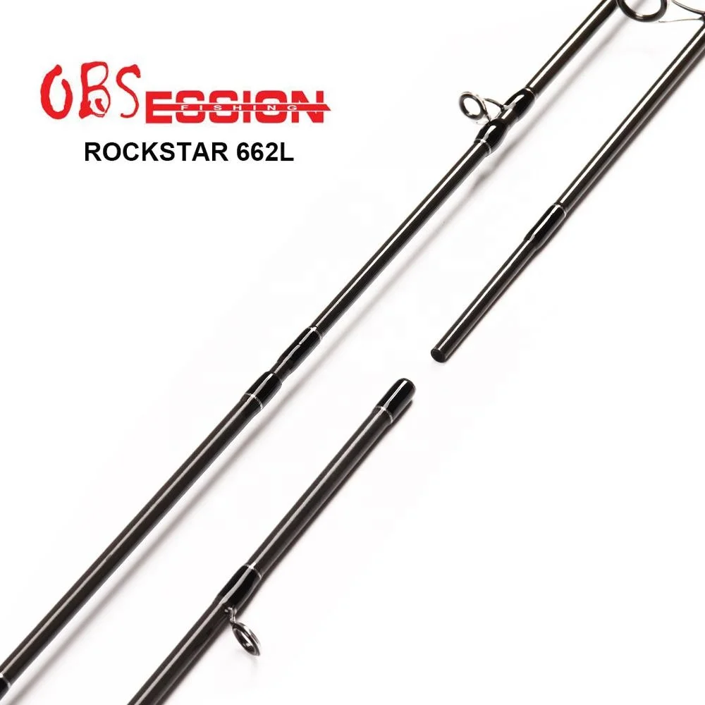 

OBSESSION 1.98m carbon catfish fishing rod FUJI components trout snapper fishing pole Pesca wholesale in stock