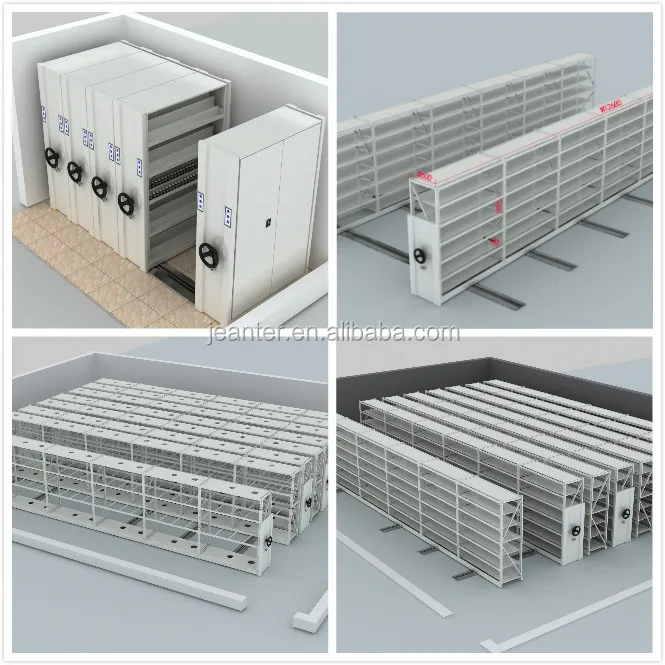 Sliding Mechanical Metal Steel Filing Cabinets - Mobile & Durable
