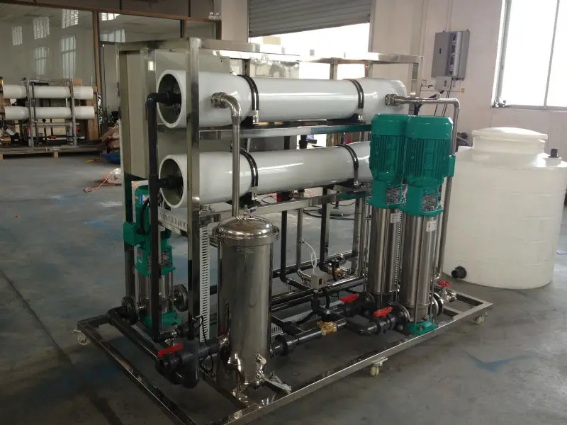 Commercial 2TPH river ro water purification system
