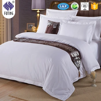 High Quality Luxury Comforter Set 100 Cotton White Hotel Bed Linen