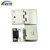 Customized finish solid structure 90 degree glass hinge for furniture used