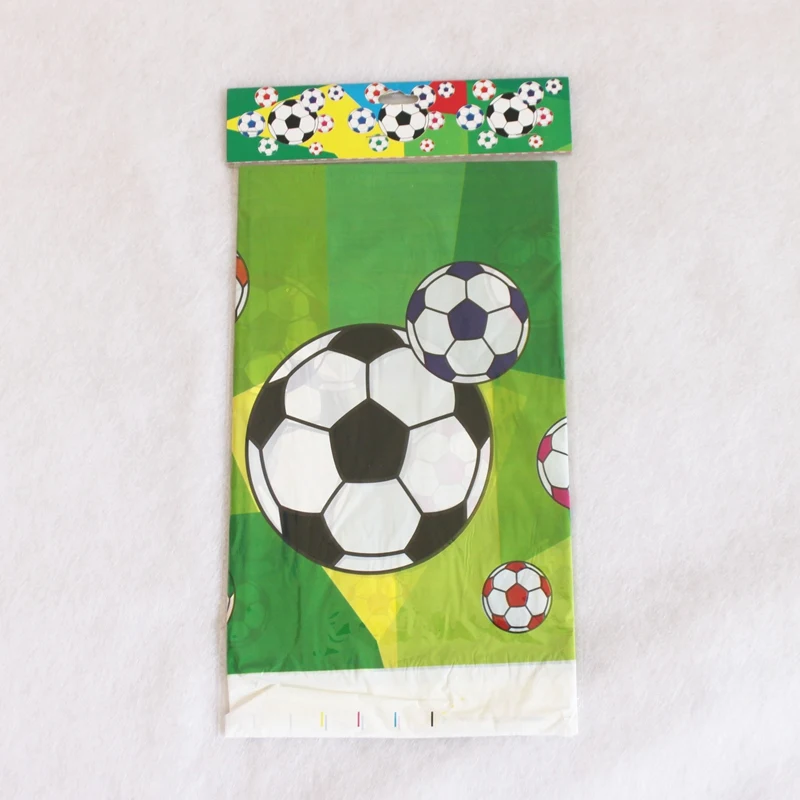 Disposable Plastic TableCloth Football Table Cover For Kids Birthday YNDZ