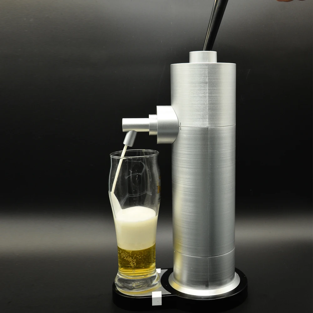 

Can draft Beer Dispenser ,electric beer dispenser for kegs ,beer pouring machine, Black;silver