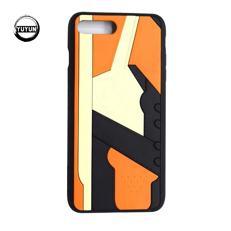 

AJ 1 3D Textured Sneaker Shockproof Protective Silicon Grippy phone Case