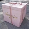 Valentine's Day Gift Birthday Cake Flower Packaging Creative Box Explosion Balloon Surprise Box