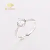 Fashion Jewellery,RD 5.75 mm Silver Gold Ring CR1803028