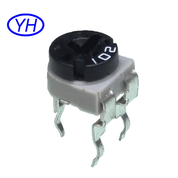 Sm065 Cermet Film 3 Pins 6mm Rotary Spain 100k 10k 5k Trimmer