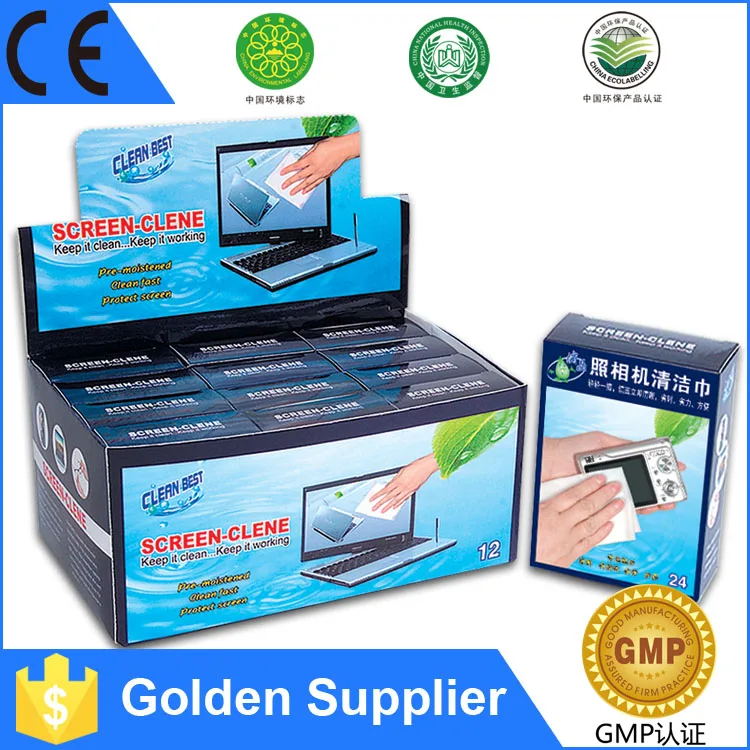 
Golden Supplier Custom Non Woven Material Screen Cleaning Wipes 