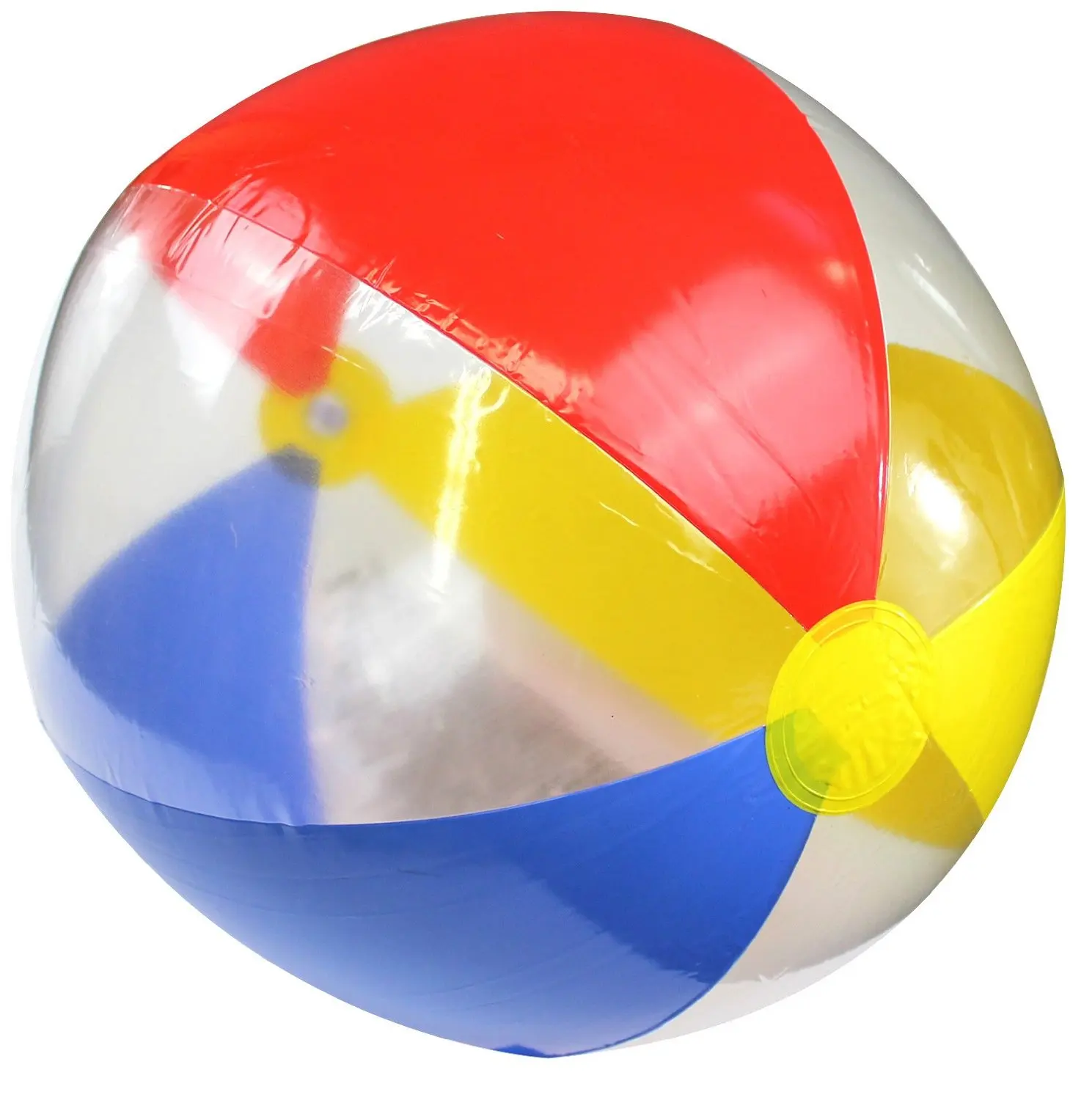 Intex 24 Inflatable Paradise Panel Colorful Beach Ball 59032EP Set of 4.