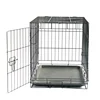 Factory Direct Eco-Friendly Feature Folding Sloping Stainless Steel Wire Pet Dog With Tray