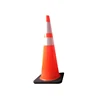 Hot sale 900mm Height 2.3kgs Traffic Cone With Black Base