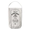 Household Kitchen Save Space Fashion Letter Printed Wall Hanging Garbage Storage Bag Organizer