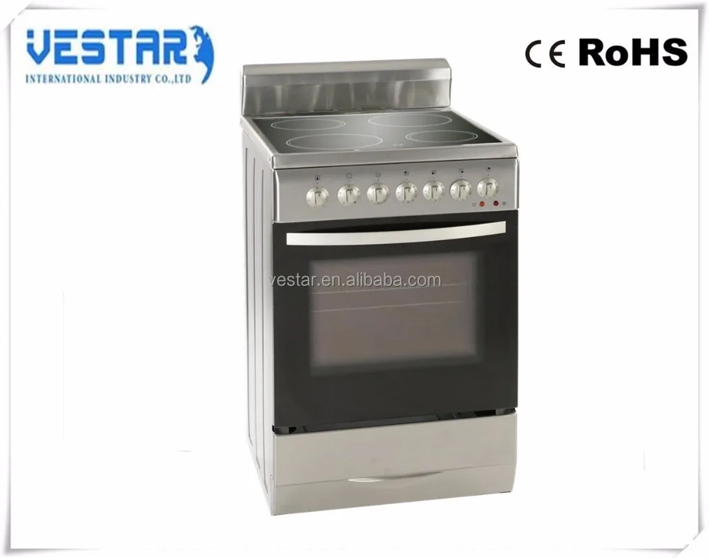 Hot Selling Kitchen Appliance Free Standing Oven with Electric Stove ,electric  Cooker with Oven 4 Electric