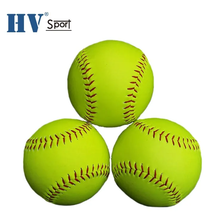 Factory Direct Custom Logo Office Size And Weight 12'' Softball Balls