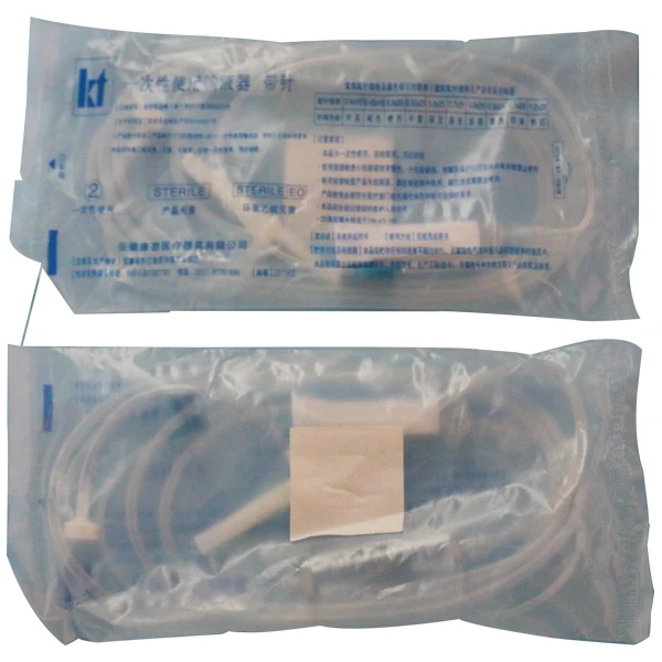 
Infusion set with PE bag 25pcs per middle bag 500pcs per 