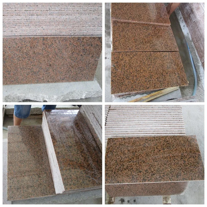 Tân cương Tianshan Red Granite Sàn Gạch