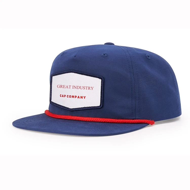 Blank Nylon Rope Short Brim Snapback Cap Hat Wholesale Buy Snapback