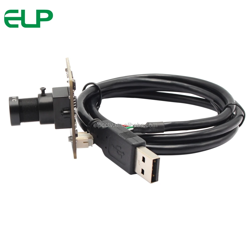 ELP USB 2.0 MJPEG CCTV CAMERA 640X360@260fps USB Webcam Module with 2.9mm Lens