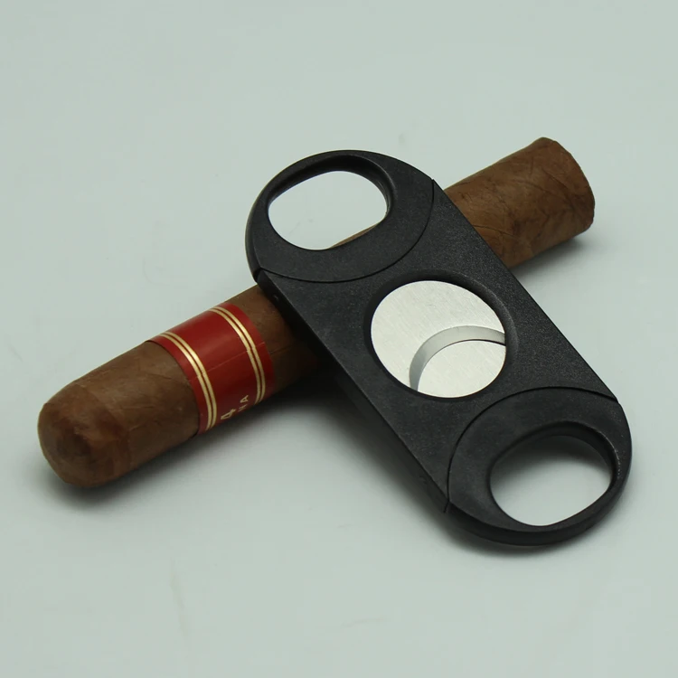 

Large ring 26mm diameter cigar cutter, Black