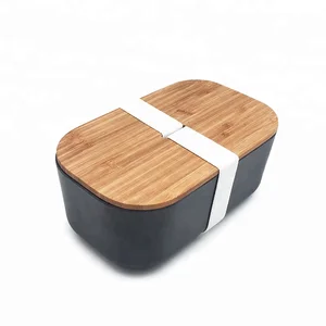 Image of Newest Design Eco LFGB grade Biodegradable Bamboo Fiber Lunch Box