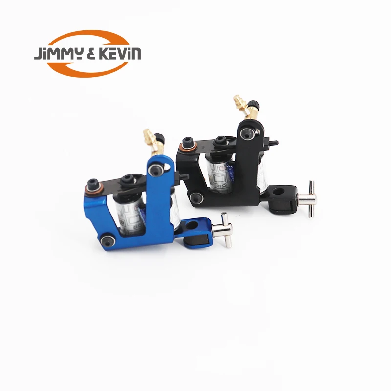 

Professional Coil Tattoo Machine Gun for Liner 8 Wraps Coils Tattoo Machine Iron, Red/blue/black