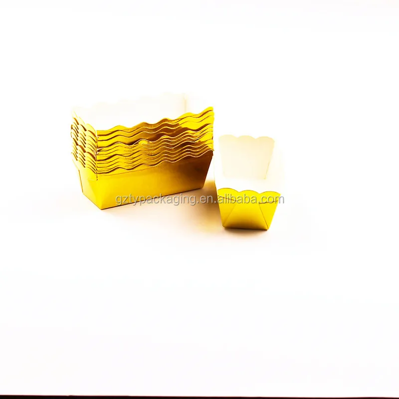 Disposable Gold Rectangular Paper Loaf Pan Buy Paper Loaf Pan
