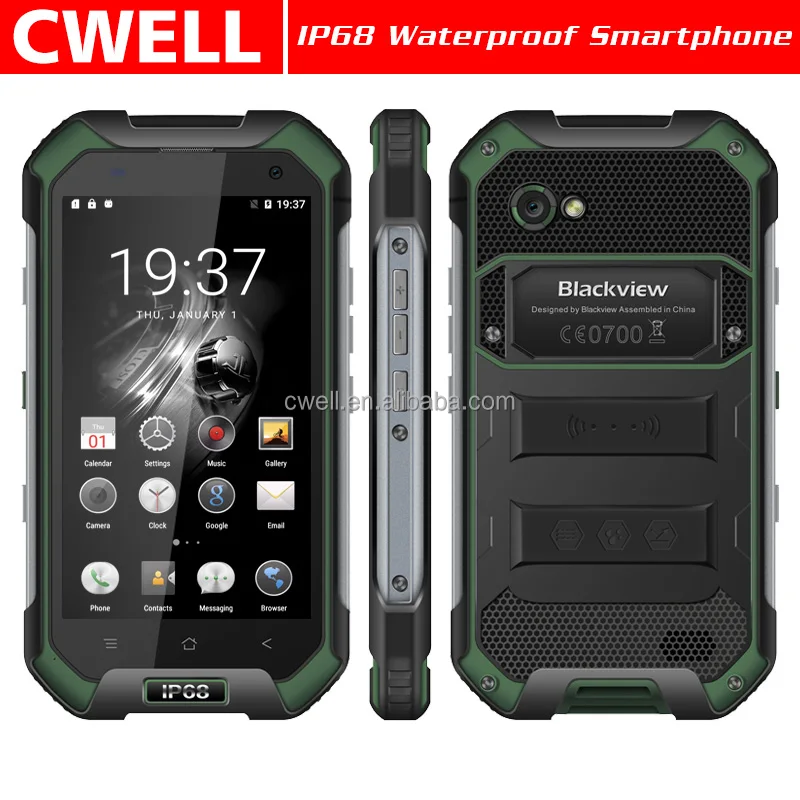 

MTK6737 Quad Core 4G LTE IP68 Waterproof Rugged Smartphone Blackview BV6000S mobile phone, N/a