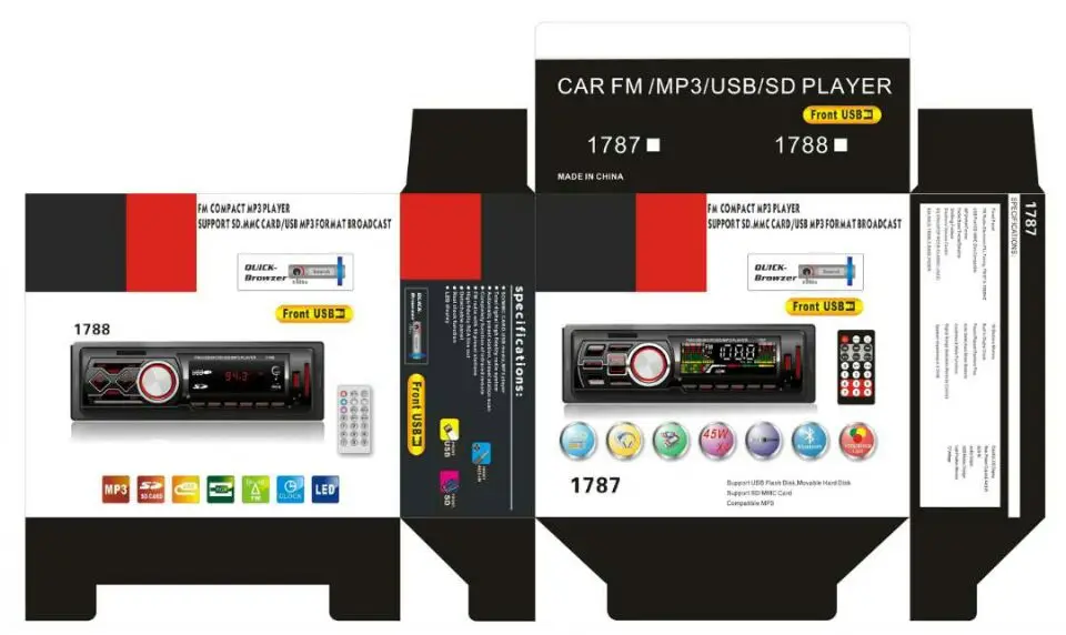 Car Mp3 Player Add Usb Port Pioneer Car Stereo With Bluetooth Sd