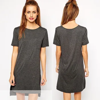 charcoal t shirt dress